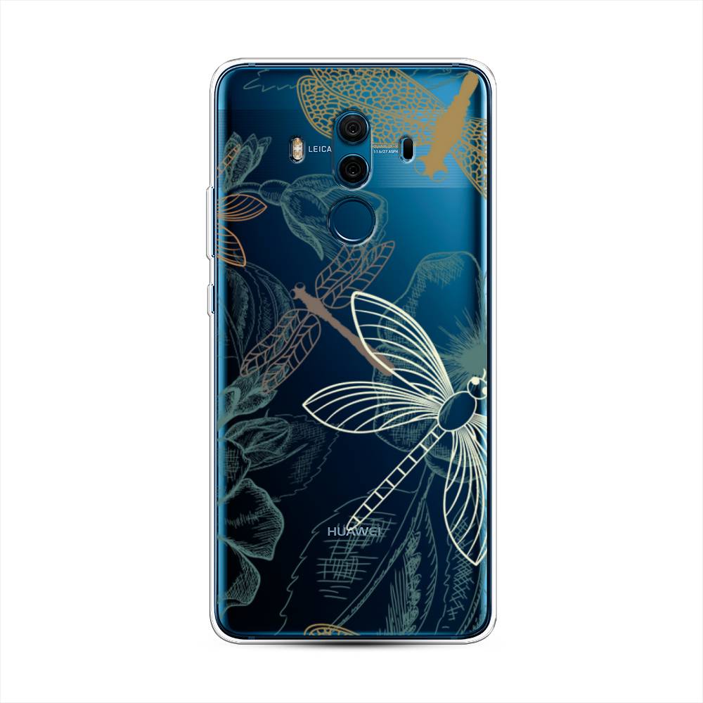 

Чехол Awog на Huawei Mate 10 Pro "Тени стрекоз", Разноцветный, 63450-8