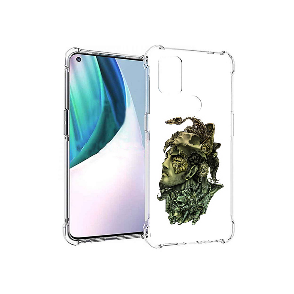 

Чехол MyPads Tocco для OnePlus Nord N10 5G бронзовый воин (PT227047.129.248), Прозрачный, Tocco