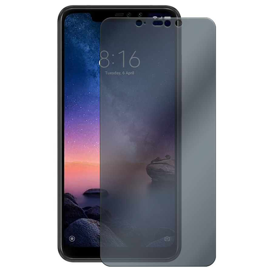 

Стекло защитное гибридное Антишпион Krutoff для Xiaomi Redmi Note 6 Pro