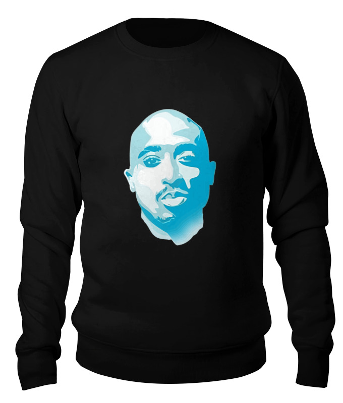 

Свитшот унисекс Printio Тупак шакур (2pac) черный XL, Тупак шакур (2pac)