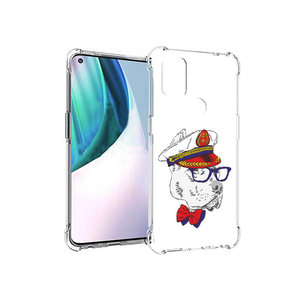 

Чехол MyPads Tocco для OnePlus Nord N10 5G бульдог (PT227047.129.251), Прозрачный, Tocco