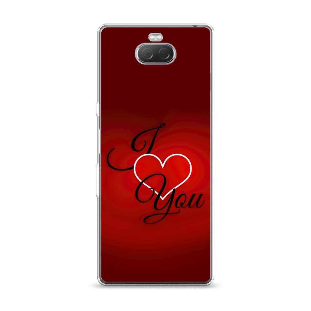 

Чехол Awog на Sony Xperia XA3/Xperia 10 "I love you 3", Разноцветный, 53750-6