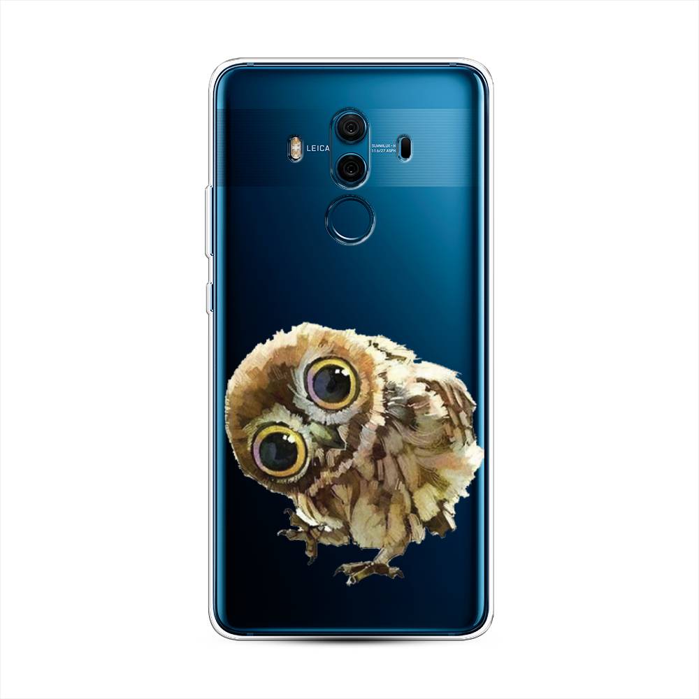 

Чехол Awog на Huawei Mate 10 Pro "Любопытный совенок", Разноцветный, 63450-1