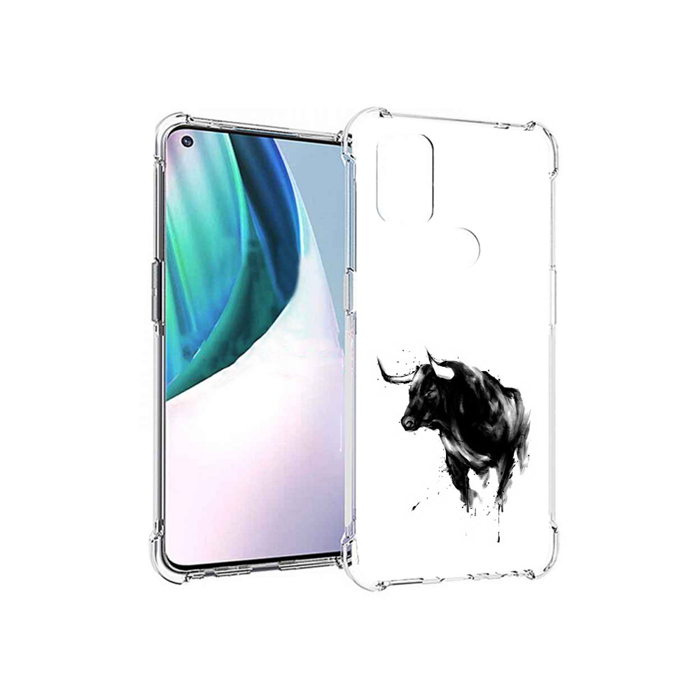 

Чехол MyPads Tocco для OnePlus Nord N10 5G бык (PT227047.129.254), Прозрачный, Tocco