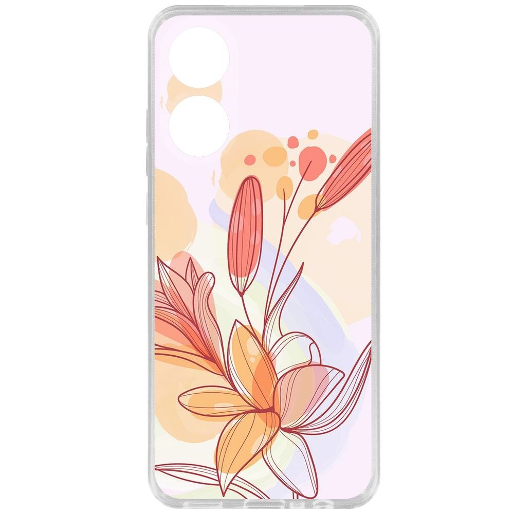

Чехол-накладка Krutoff Clear Case Фантазия для Oppo A78 4G, Прозрачный