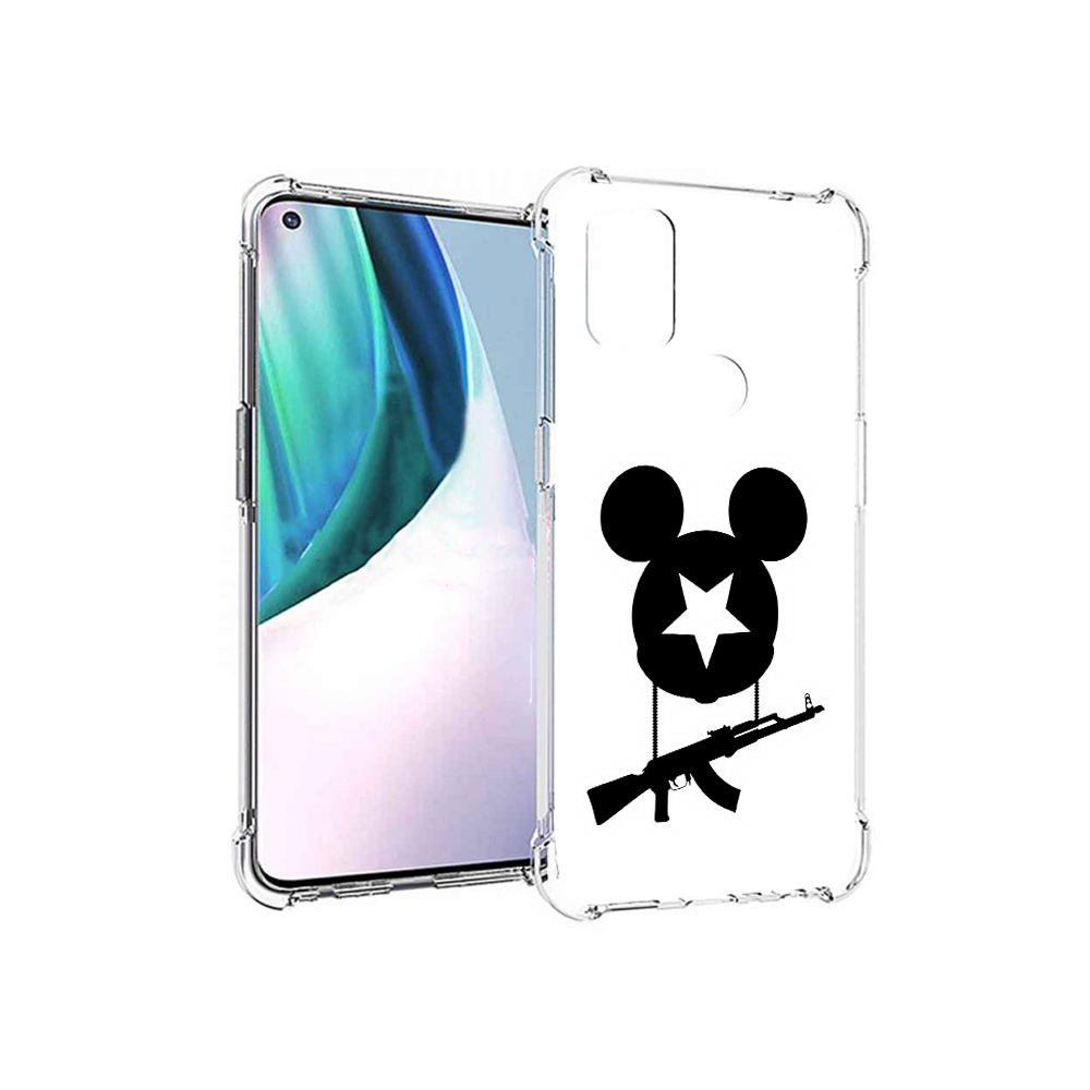 

Чехол MyPads Tocco для OnePlus Nord N10 5G АК Микки (PT227047.129.26), Прозрачный, Tocco