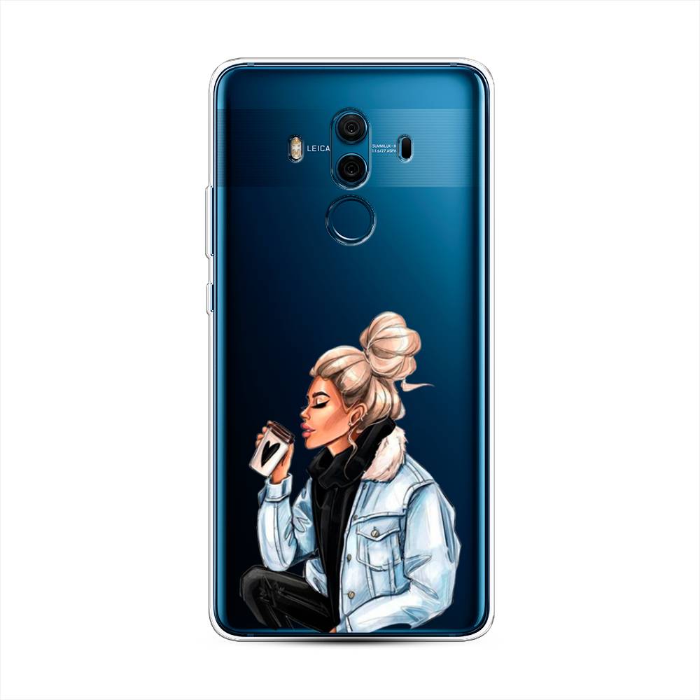 

Чехол Awog на Huawei Mate 10 Pro "Cute girl", Разноцветный, 63450-7