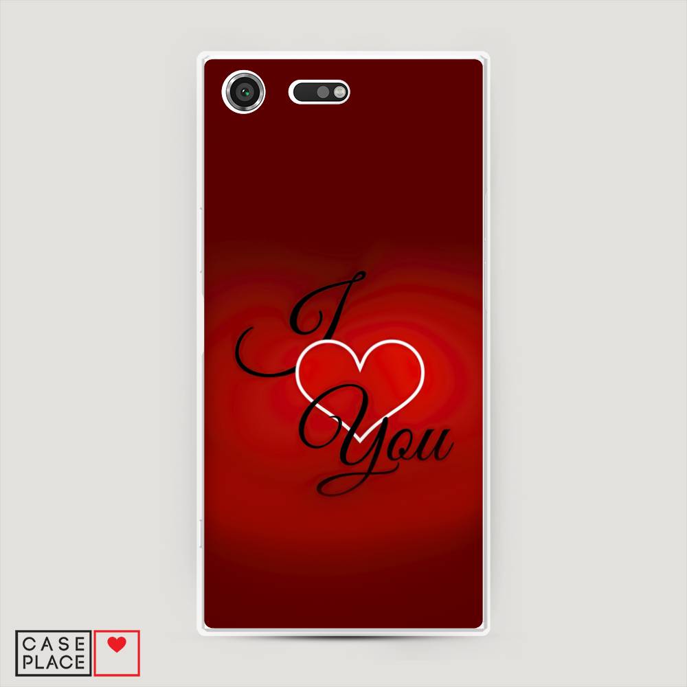 

Чехол Awog на Sony Xperia XZ Premium "I love you 3", Разноцветный, 52450-6