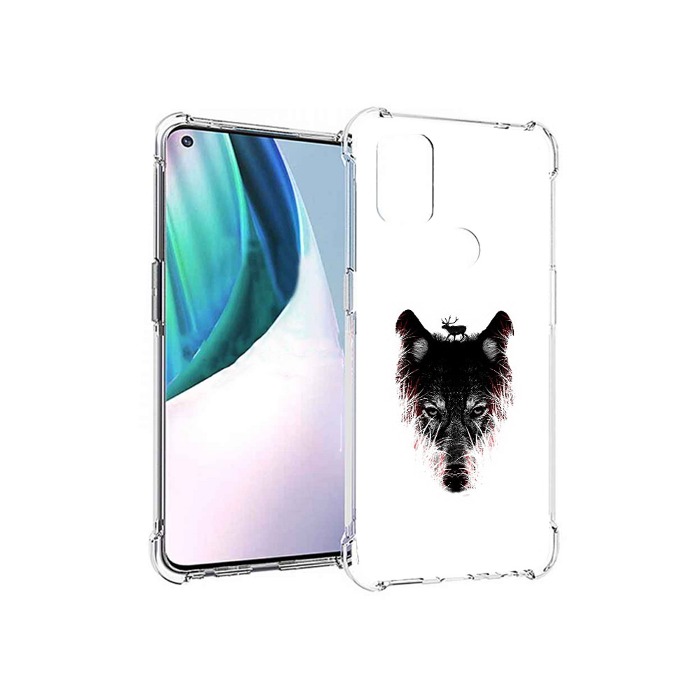 

Чехол MyPads Tocco для OnePlus Nord N10 5G волк в траве (PT227047.129.267), Прозрачный, Tocco