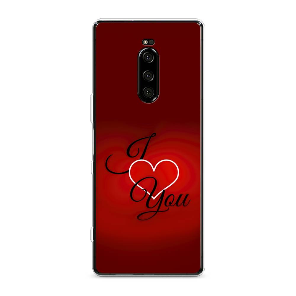 

Чехол Awog на Sony Xperia XZ4/Xperia 1 "I love you 3", Разноцветный, 53850-6