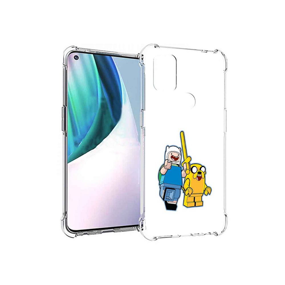

Чехол MyPads Tocco для OnePlus Nord N10 5G время приключений лего (PT227047.129.274), Прозрачный, Tocco