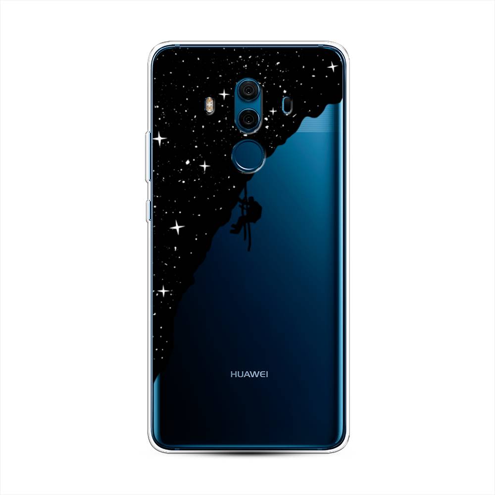 

Чехол Awog на Huawei Mate 10 Pro "Скалолаз в космосе", Разноцветный, 63450-4