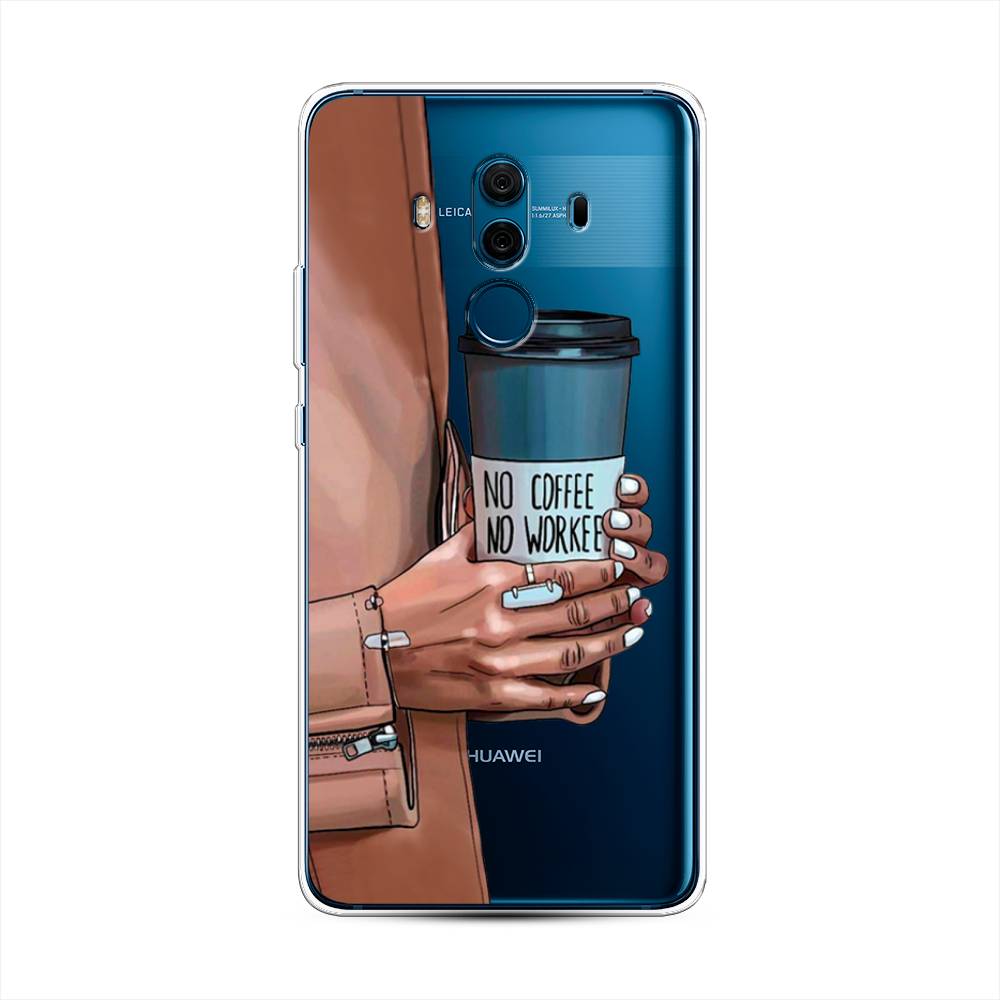 

Чехол Awog на Huawei Mate 10 Pro "No coffee", Разноцветный, 63450-7