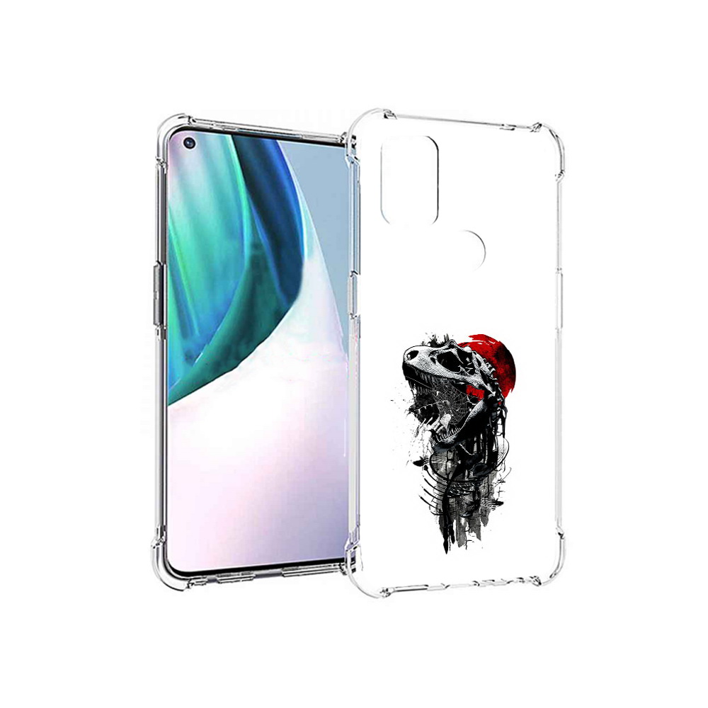 

Чехол MyPads Tocco для OnePlus Nord N10 5G вымерший динозавр (PT227047.129.284), Прозрачный, Tocco