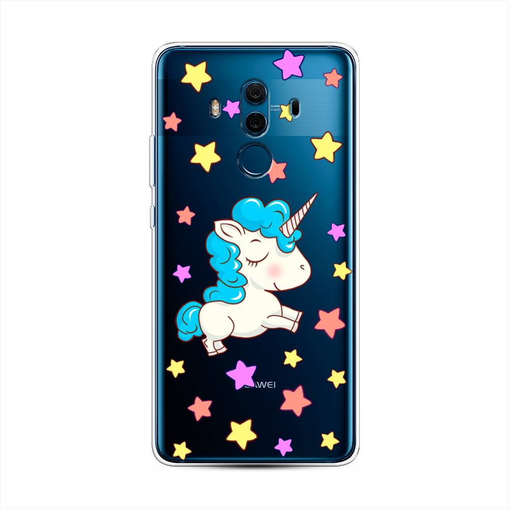 

Чехол Awog на Huawei Mate 10 Pro "Звездный единорог", Разноцветный, 63450-2