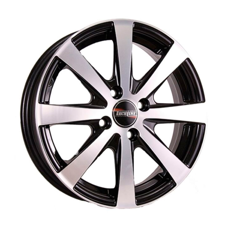 

Колесный диск Tech Line 634 R16x6 4x100 Et37 Cb60.1 Bd TECH-LINE T634-616-601-4x100-37BD B, Черный;серебристый