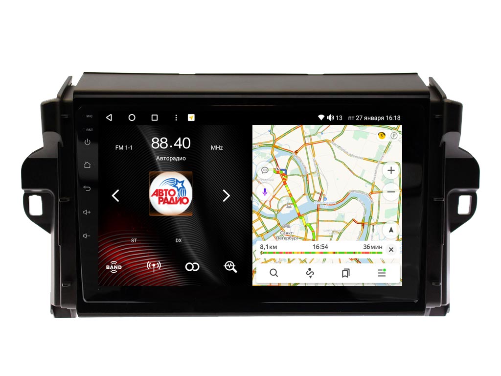 Штатная магнитола VAYCAR 09VO4 для TOYOTA Fortuner 2017 3114000₽