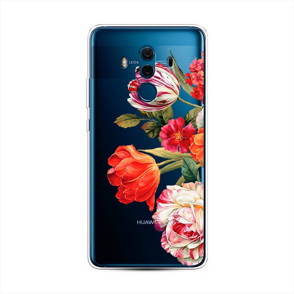 

Чехол Awog на Huawei Mate 10 Pro "Весенний букет", Разноцветный, 63450-8