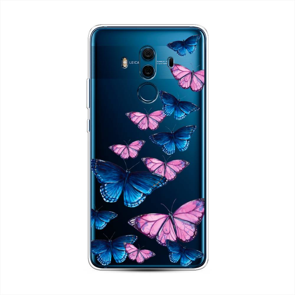 фото Чехол awog "полет бабочек" для huawei mate 10 pro