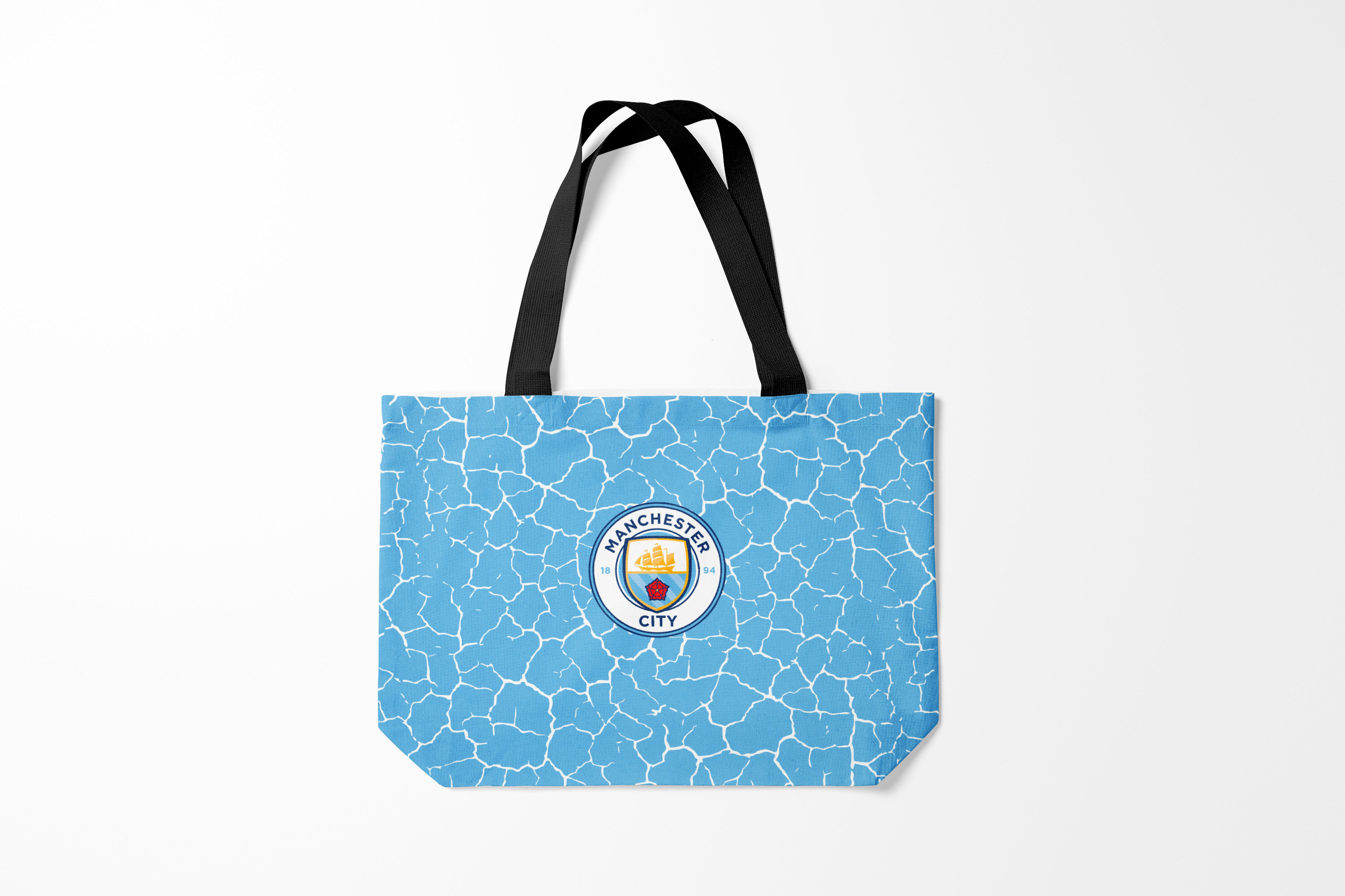

Сумка шoппер унисекс Burnettie Manchester City CITY., голубой, Manchester City CITY.