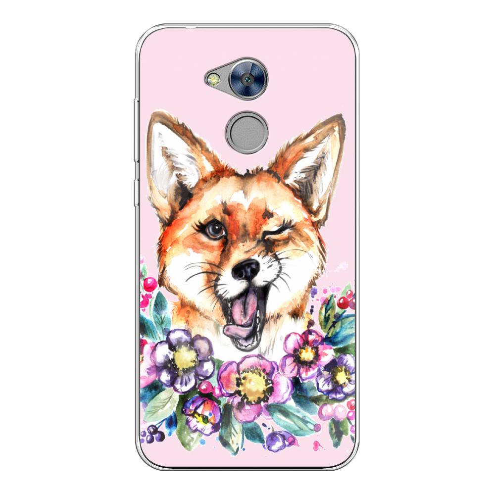 

Чехол Awog на Honor 6A "Подмигивающая лиса", Разноцветный, 63650-10