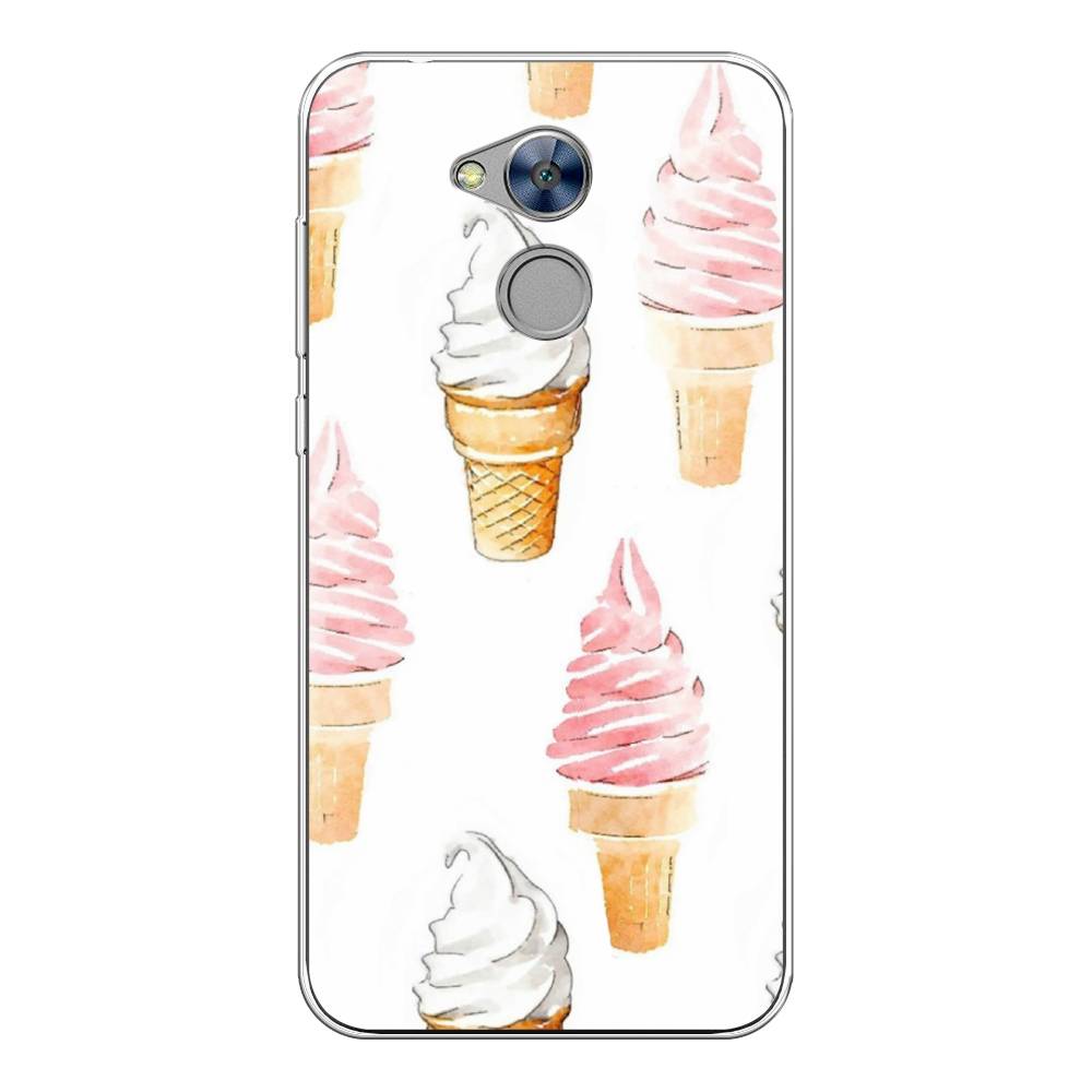 

Чехол Awog на Honor 6A "Нарисованное мороженое", Разноцветный, 63650-10