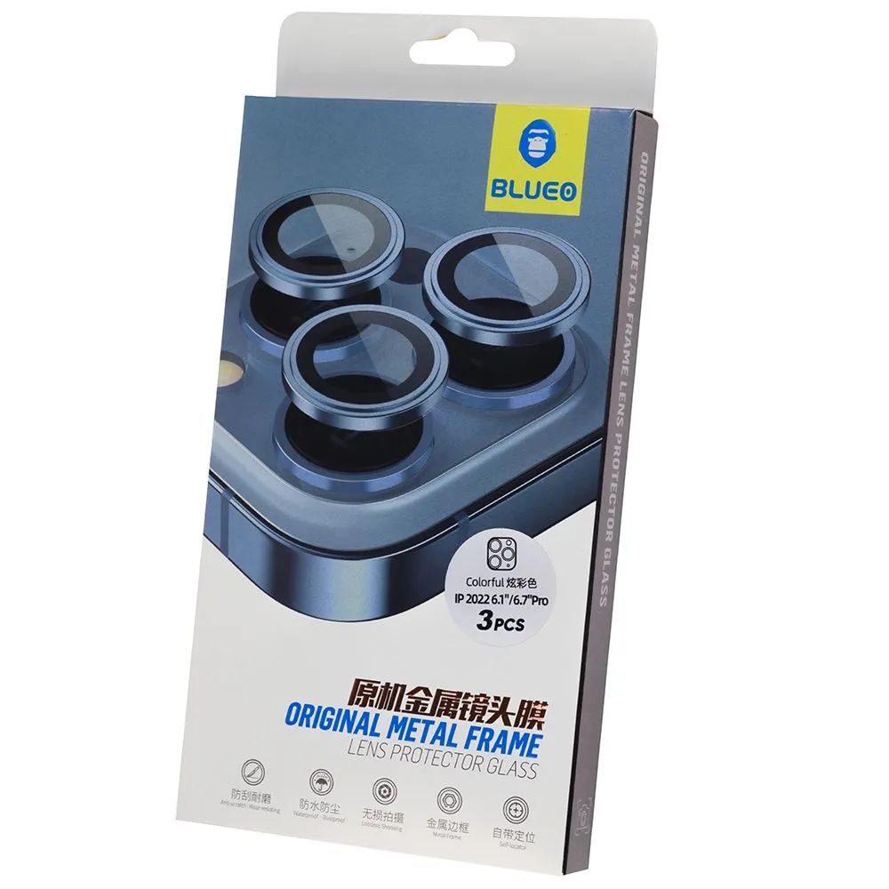 

Стекло защитное на заднюю камеру Blueo Camera Armor Lens Colorful для iPhone 14 Pro / 14 P, Camera Armor Lens