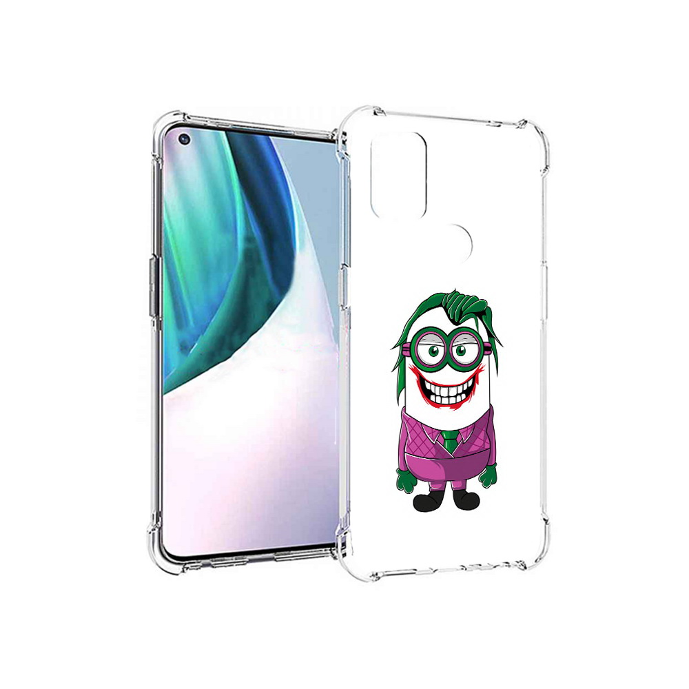 

Чехол MyPads Tocco для OnePlus Nord N10 5G джокер миньон (PT227047.129.322), Прозрачный, Tocco