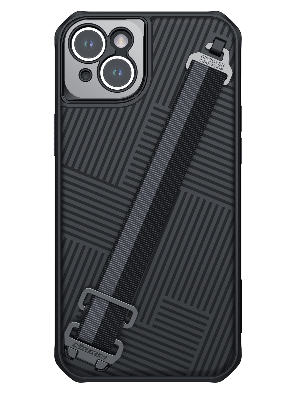 

Чехол Nillkin для iPhone 14 Plus с ремешком Magnetic Black, Черный, Strap Magnetic