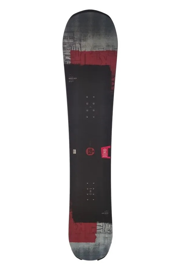 

Сноуборд NIDECKER Chill Rental 163W см Black/grey/red, Черный;серый;красный, Chill Rental