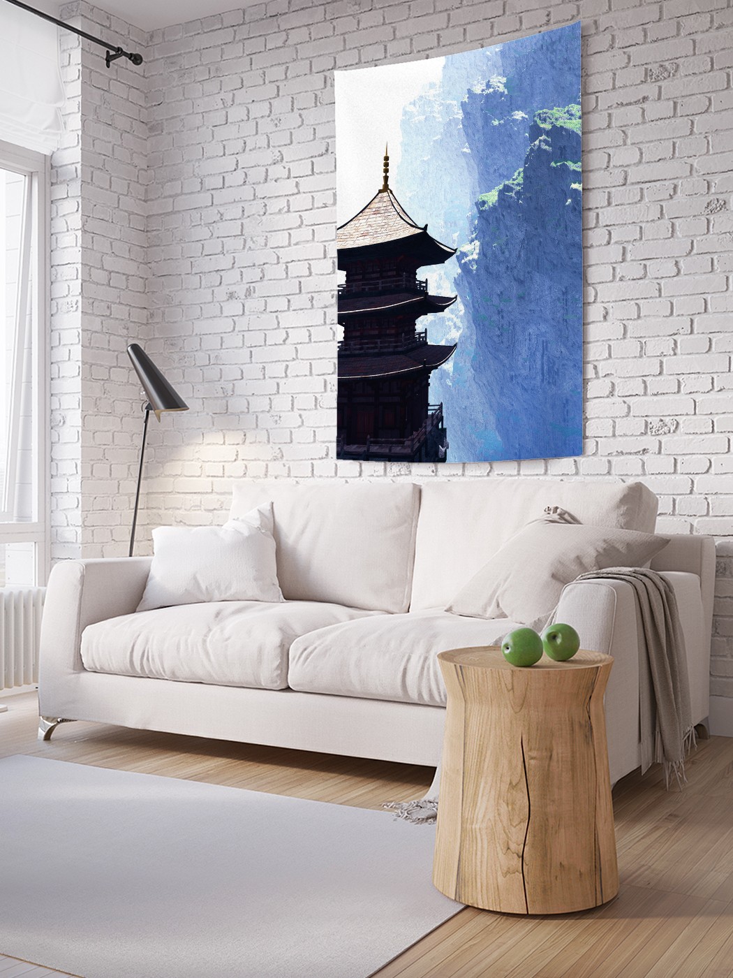 

Вертикальное фотопанно на стену JoyArty Небесный храм 150x200 см, Небесный храм