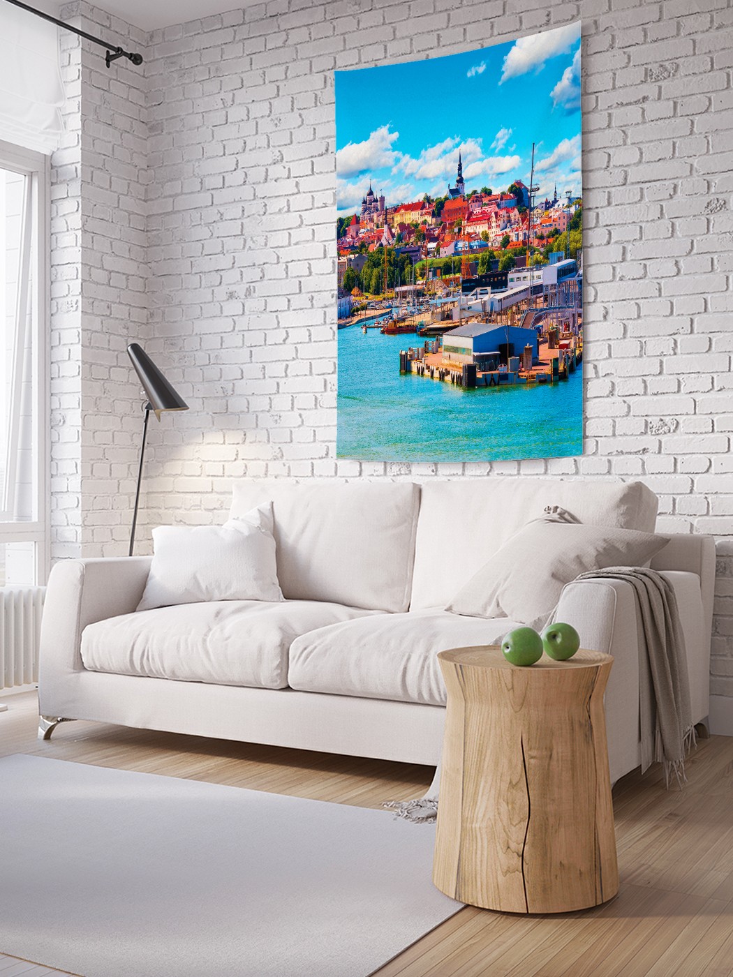 

Вертикальное фотопанно на стену JoyArty Городской порт 150x200 см, Городской порт