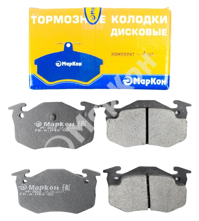 

Колодки Тормозные Дисковые К-Т Citroen Peugeot МарКон арт. 04300170
