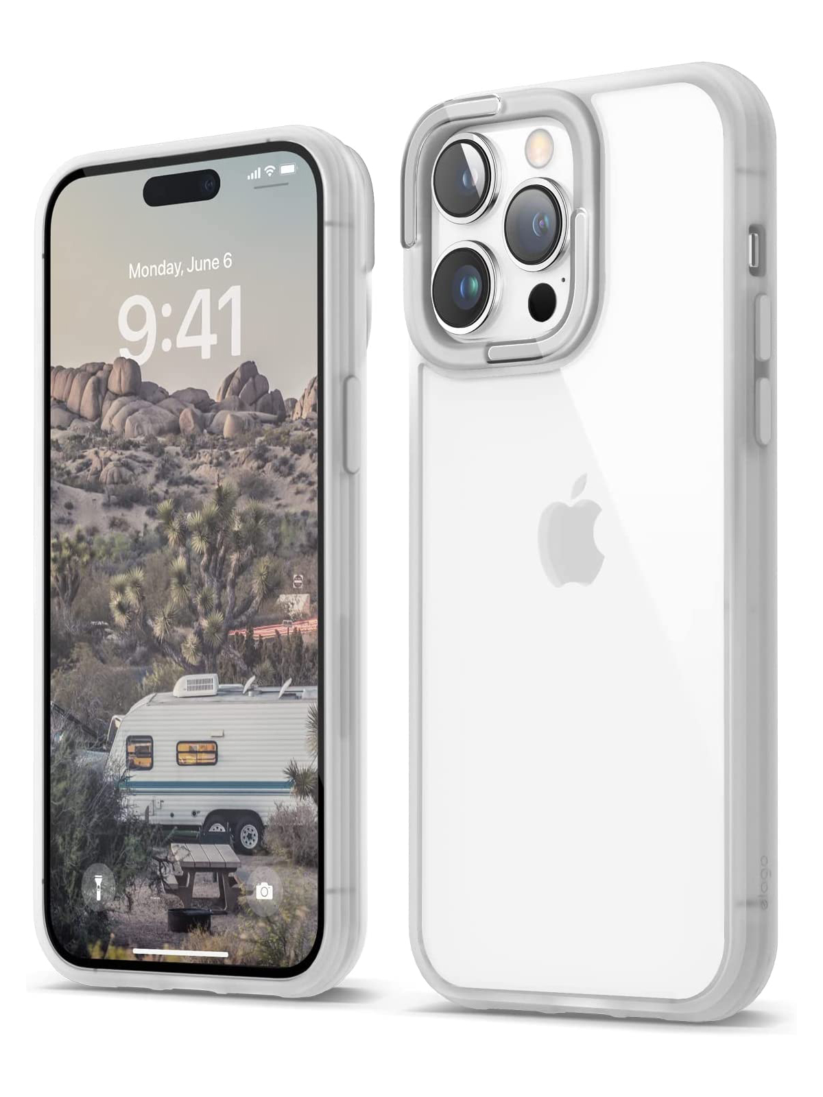 

Чехол Elago для iPhone 14 Pro Max DUAL White, Прозрачный, DUAL