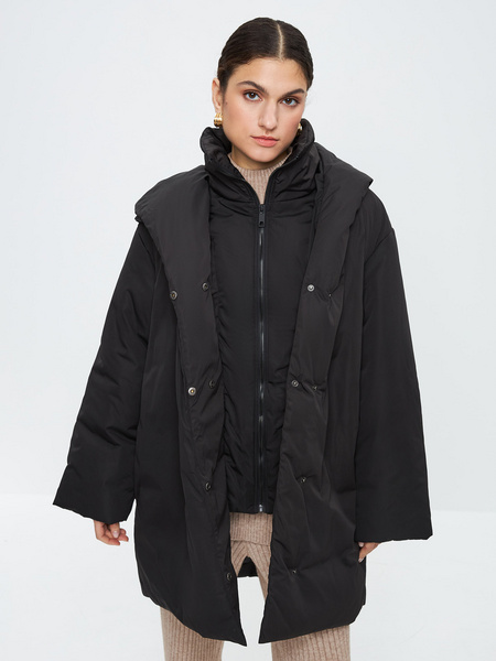 

Куртка женская ZARINA 3121403103 черная XL, Черный, 3121403103