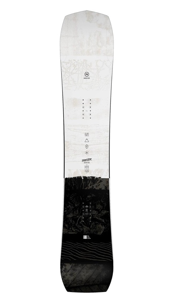 

Сноуборд NIDECKER Thruster Black White 156, Черный;белый, Thruster