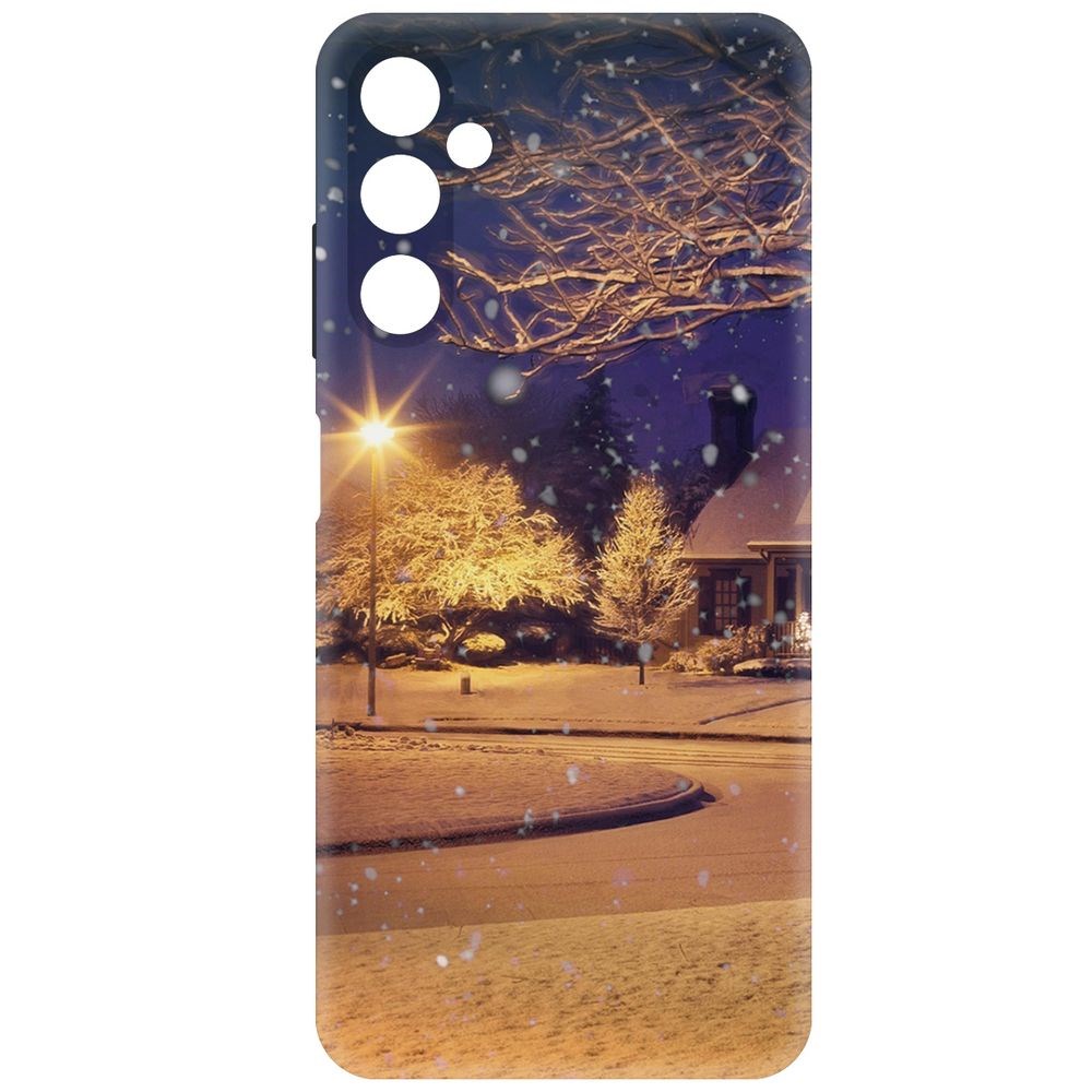 

Чехол-накладка Krutoff Soft Case Зимняя сказка для Samsung Galaxy A05s черный