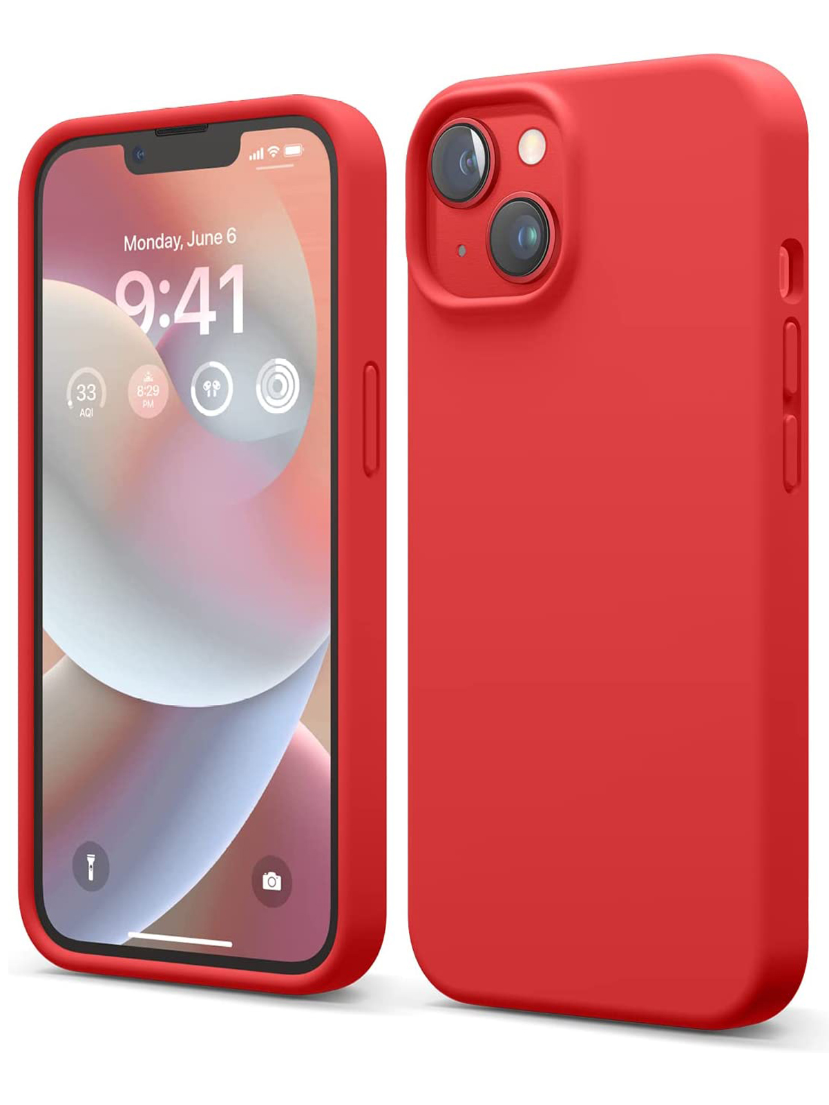 Чехол Elago для iPhone 14 Plus silicone Red