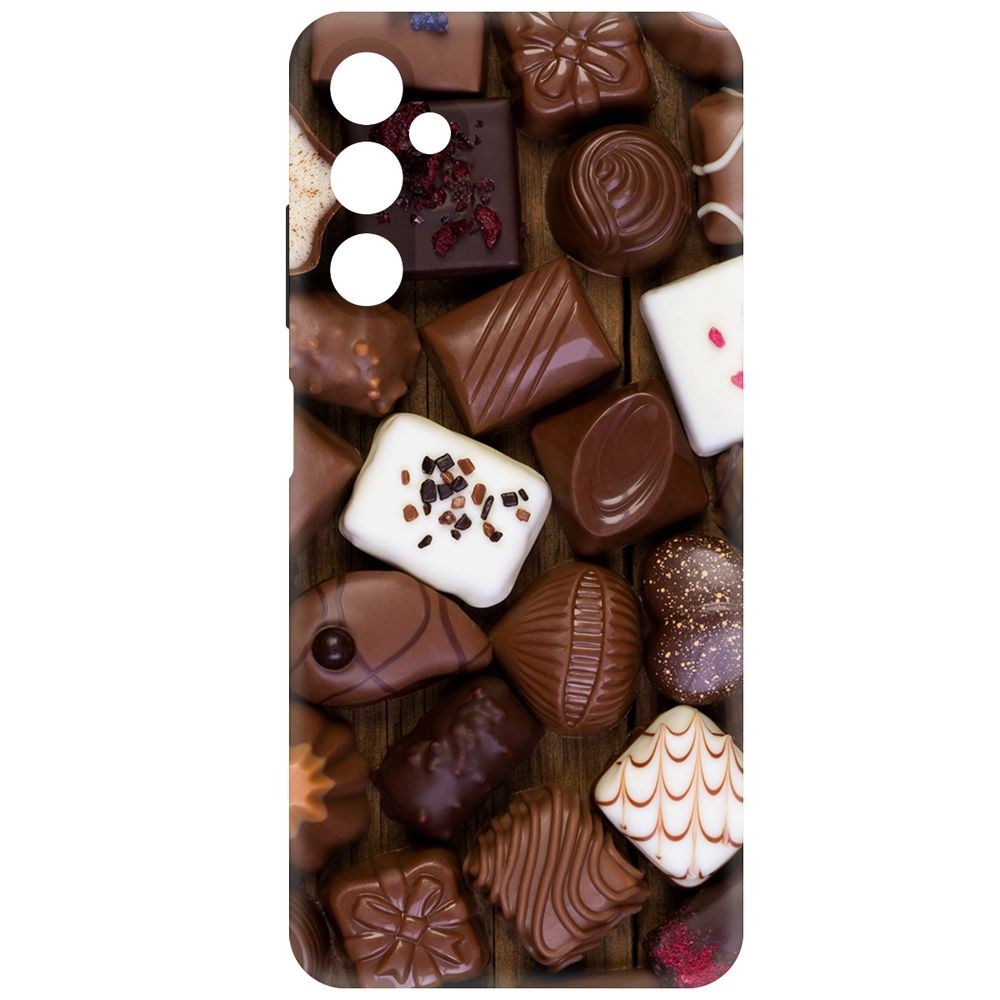

Чехол-накладка Krutoff Soft Case Конфеты для Samsung Galaxy A05s черный