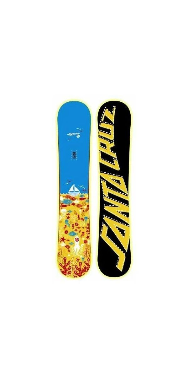 

Сноуборд Santa Cruz Squid Blue/Yellow 152, Разноцветный, Squid