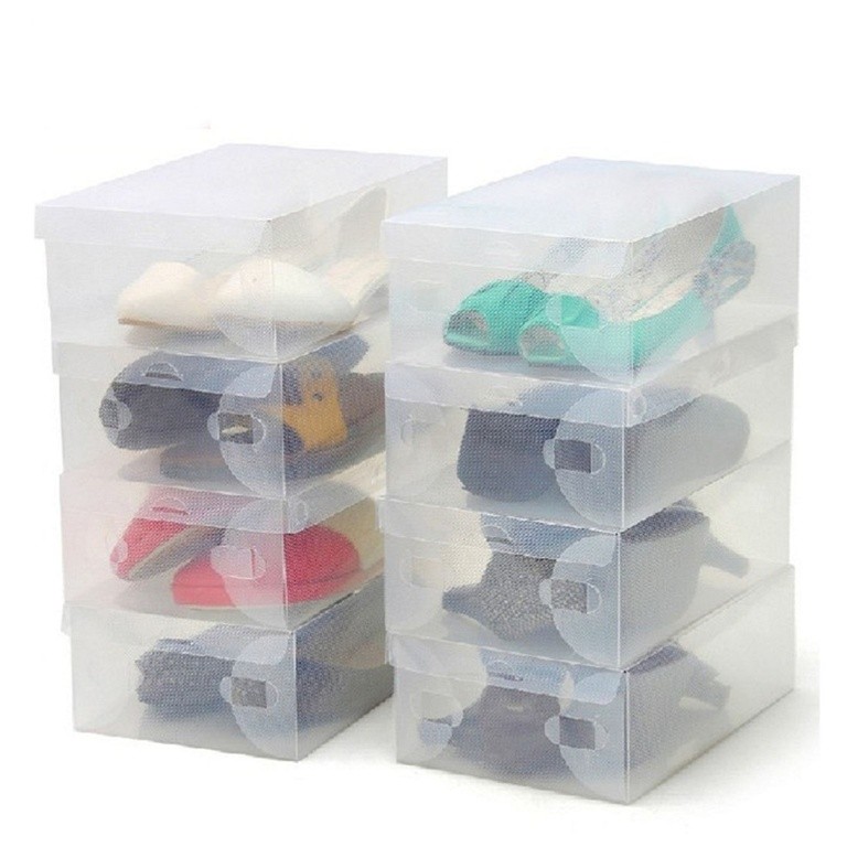 

Пластиковая коробка для хранения обуви - Plastic Shoe Box, 27 см. (набор из 5 шт.)