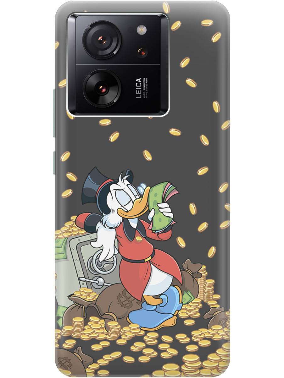 

Силиконовый чехол на Xiaomi 13T/13T Pro с принтом "Скрудж и сейф" матовый черный, Черный;белый;красный, 776584871