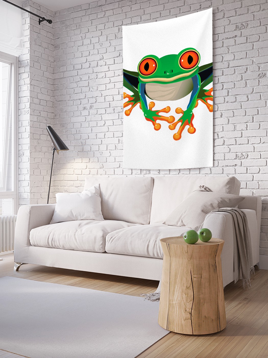 

Вертикальное фотопанно на стену JoyArty Опасная лягушка 150x200 см, Опасная лягушка