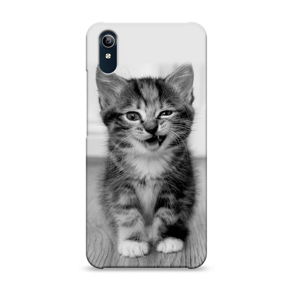 

Пластиковый чехол "Подмигивающий котенок" на Vivo Y91c, 262820-1