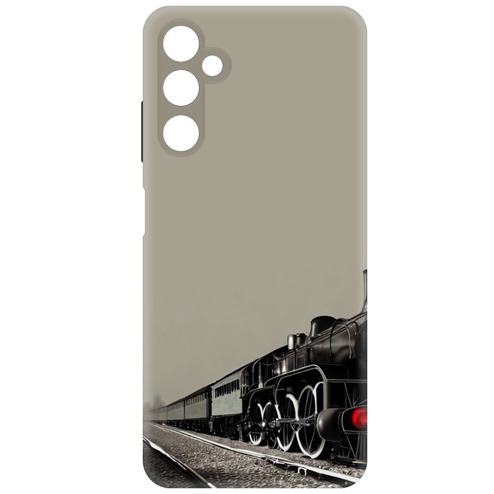 

Чехол-накладка Krutoff Soft Case Паровоз для Samsung Galaxy A05s черный