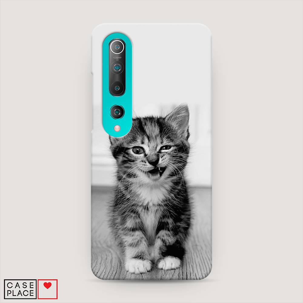 

Пластиковый чехол "Подмигивающий котенок" на Xiaomi Mi 10 Pro, 37820-1