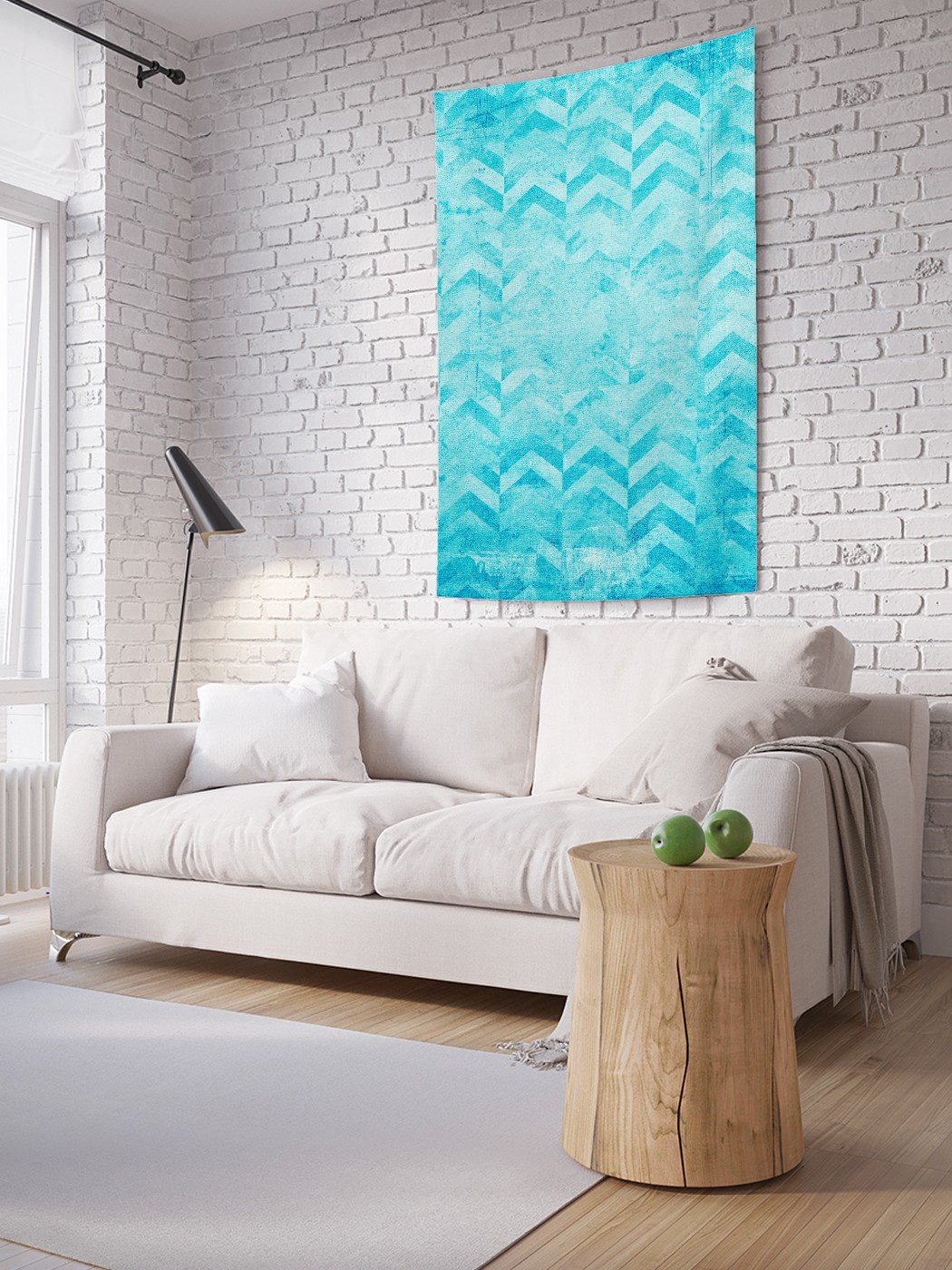 

Вертикальное фотопанно на стену JoyArty Ретро зигзаги 150x200 см, Ретро зигзаги