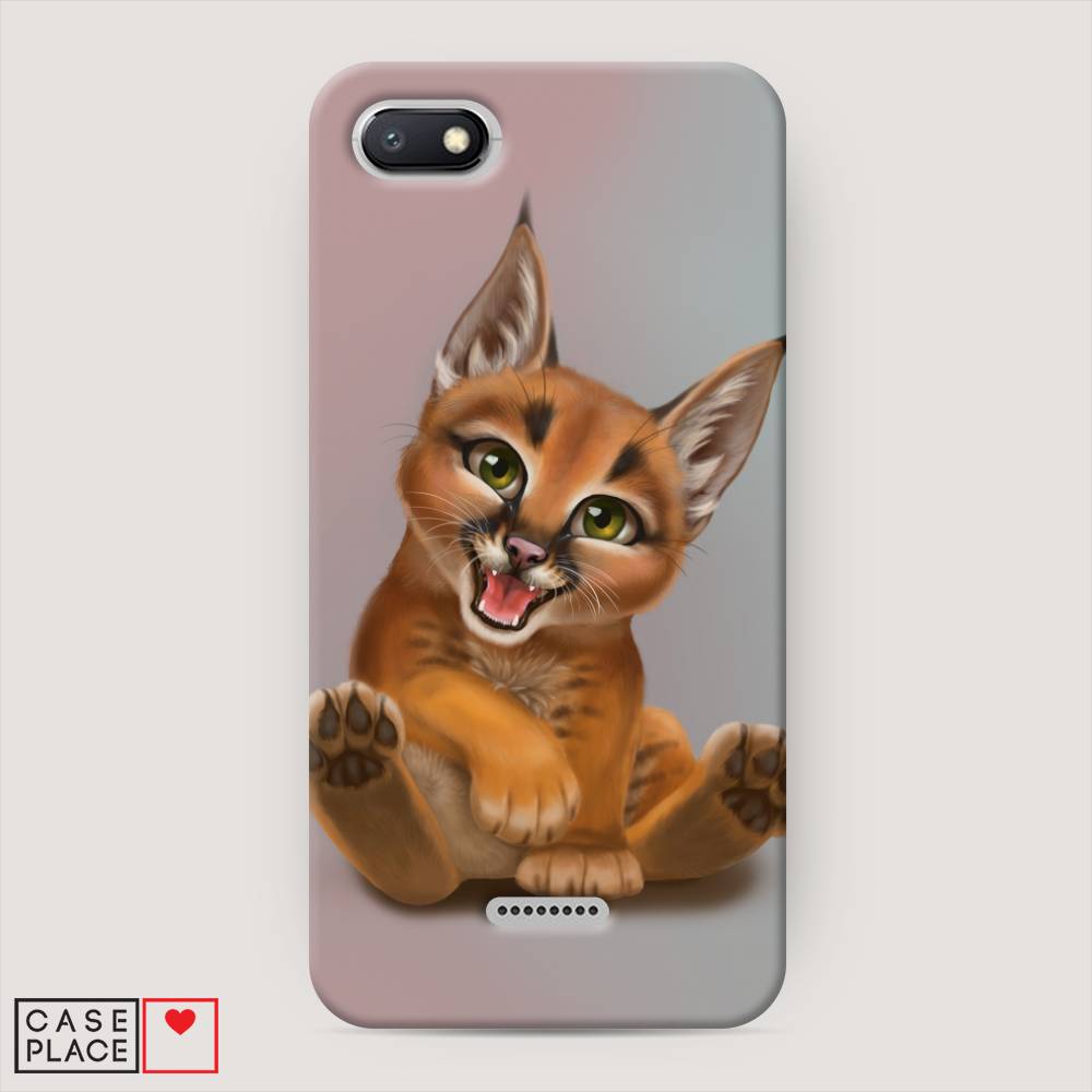 

Пластиковый чехол "Малыш рыси" на Xiaomi Redmi 6A, 34120-1