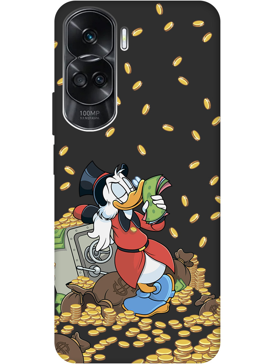 

Силиконовый чехол на Honor 90 Lite с принтом "Скрудж и сейф" матовый черный, Черный;белый;красный, 772622671