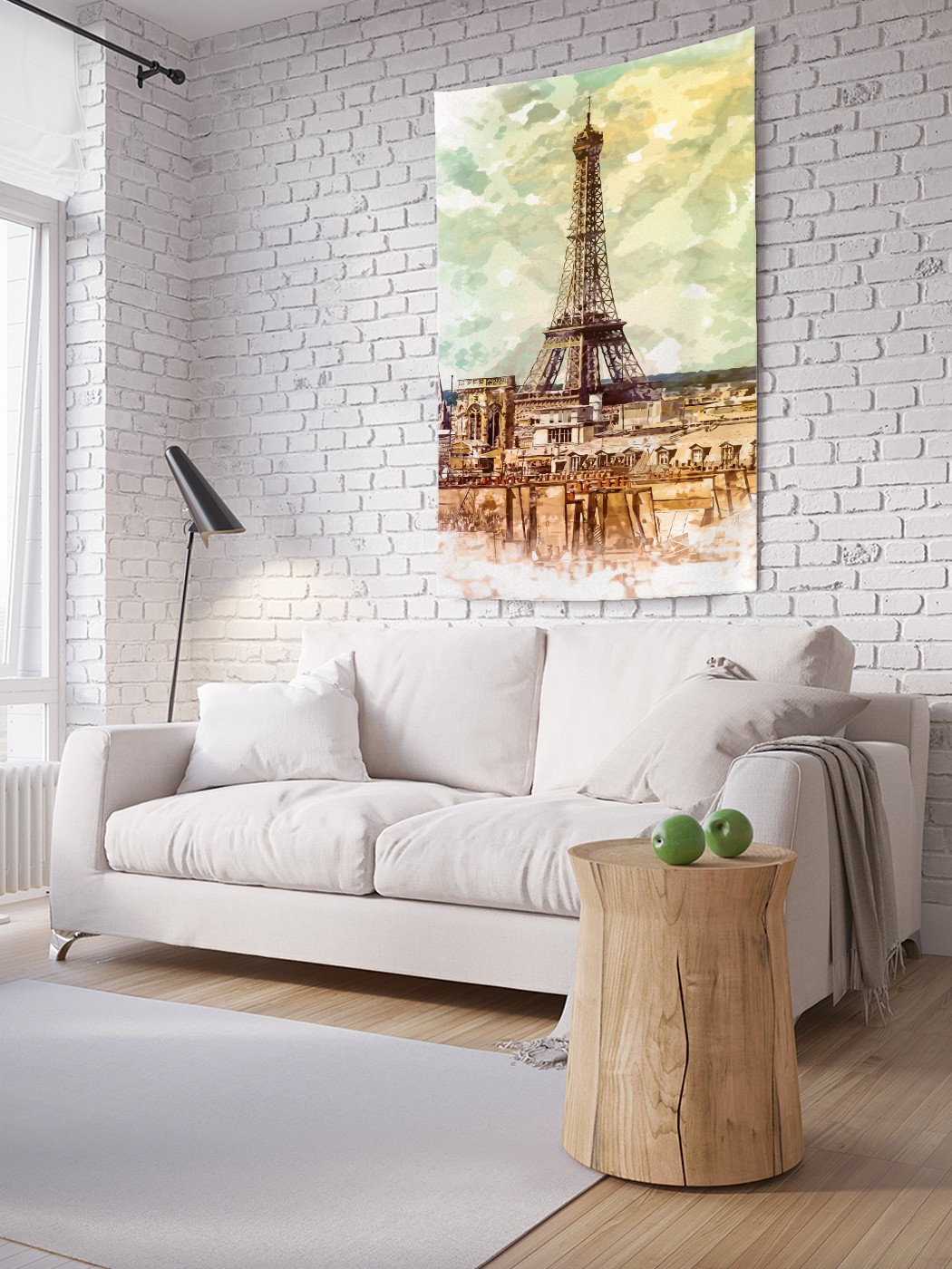 

Вертикальное фотопанно на стену JoyArty Яркая франция 150x200 см, Яркая франция